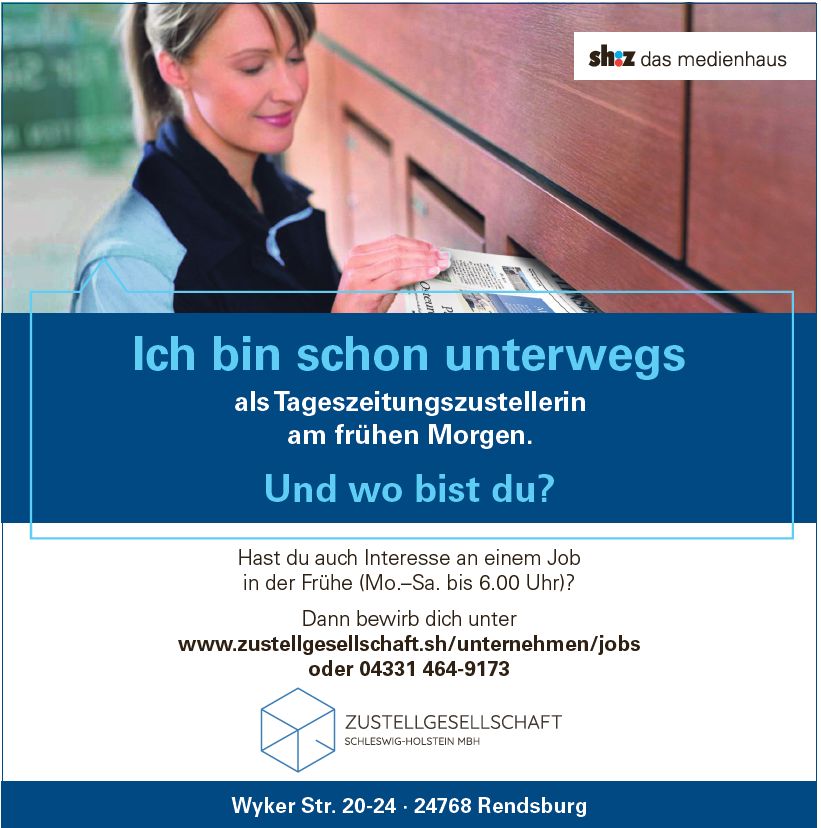 Jetzt Zusteller (m/w/d) für Tageszeitungen in Pinneberg werden ! in Pinneberg