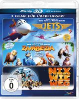 3 x 3D  + 2D Blu-ray Zambezia, Jets, Nix wie weg   Top Zustand Rheinland-Pfalz - Lörzweiler Vorschau