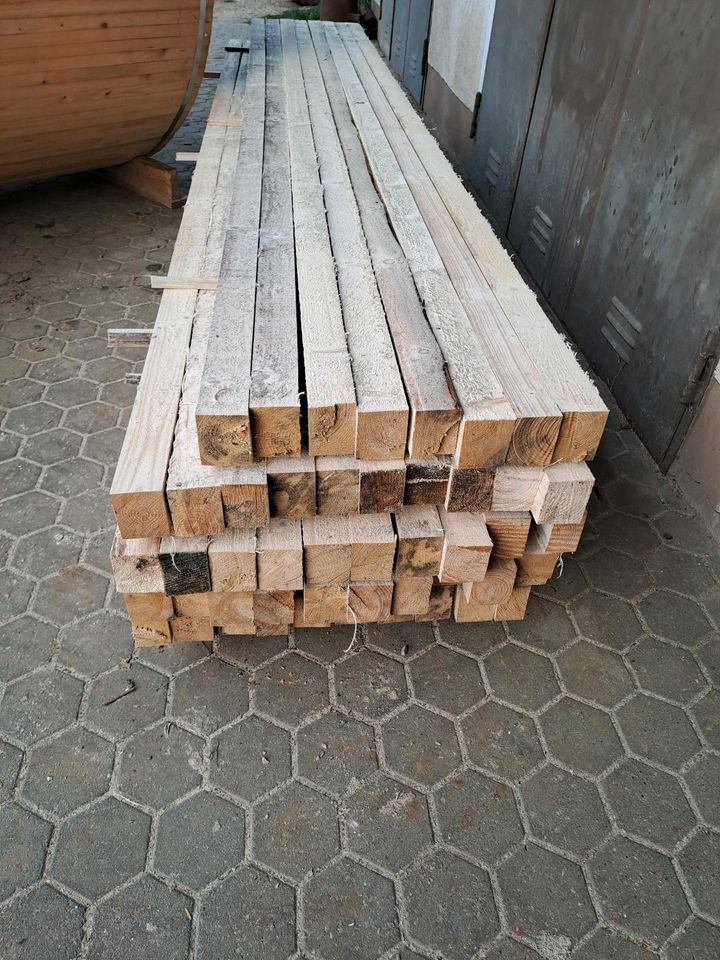 80x100 mm 4,5m 8x10cm Kantholz sägerau Fichte 12€/Stück in Parsberg