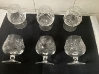 6 x Cognac Glas Schwenker mit Schliff Brandenburg - Eisenhüttenstadt Vorschau