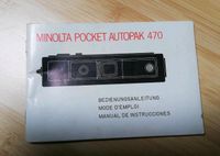 Bedienungsanleitung Minolta Pocket Autopak 470 Nordrhein-Westfalen - Kamen Vorschau