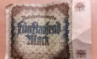 5000 Reichsmark  Schein Sammler  1922 Niedersachsen - Wildeshausen Vorschau