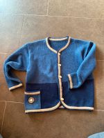 Gestrickte Jacke mit Edelweiß dunkel/hellblau Kinder Baden-Württemberg - Bösingen Vorschau