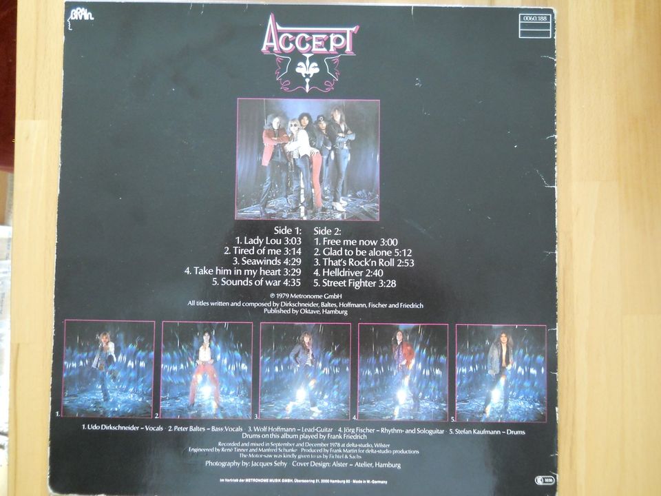 Accept ‎– Accept  - Vinyl LP in Buckenhof Mittelfranken