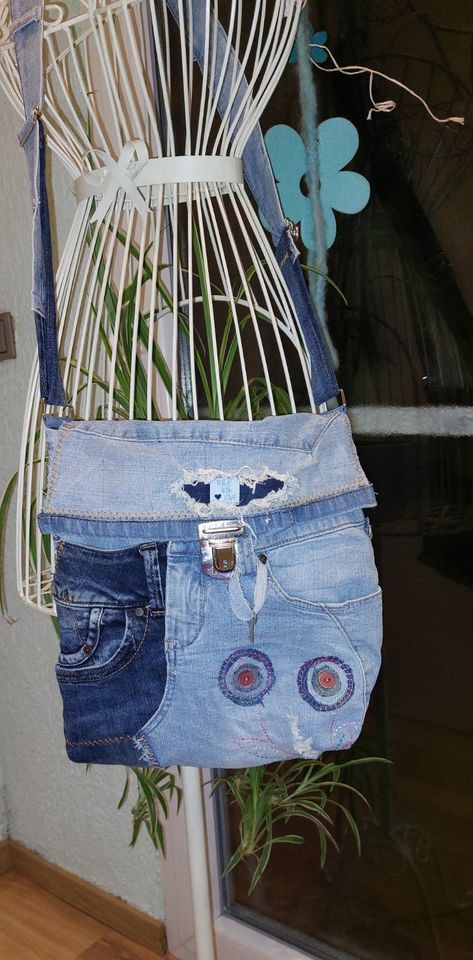 Damen Umhängetasche Upcycling Jeans in Duisburg