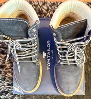 Tom Tailor Schnür Boots dunkelblau/creme 39 Niedersachsen - Wallenhorst Vorschau