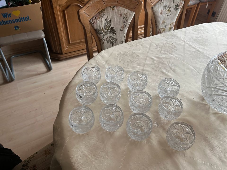Bowleset mit 12 Gläsern in Langula