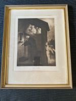 Gerahmter Druck: Der Eremit v. A. Böcklin, Photogravure Bruckmann Nordrhein-Westfalen - Rösrath Vorschau