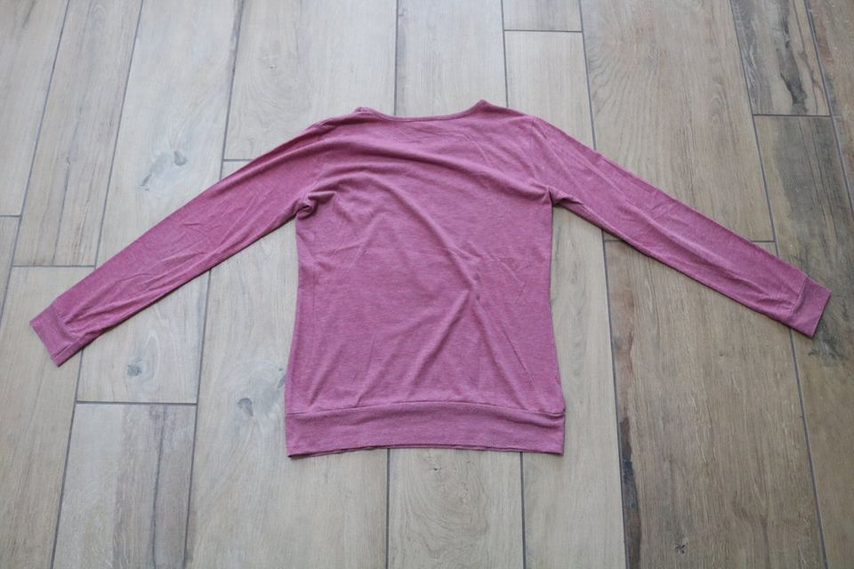 CFL Sweat-Shirt Gr. 164, rot meliert mit Katzen-Print in Schleiz