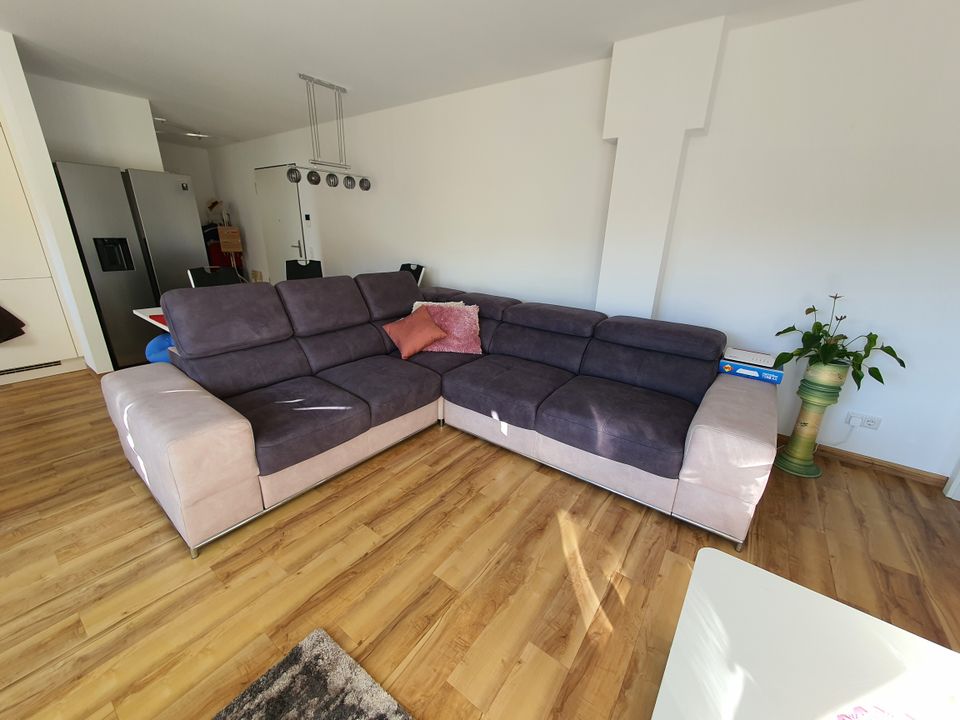 Ecksofa, Sofa, Schlafsofa Couch Microfaesersofa XXL 2,45m x 2,77m in Plochingen