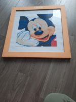 Handgefertigtes glitzer Bild von Disney Micky Maus gegen Windeln Sachsen-Anhalt - Mansfeld Vorschau