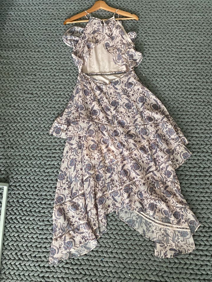 Nakd Kleid Sommer rückenfrei gr S rüschen boho floral strand in Kassel