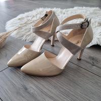 Paul Green Lack Slingpumps Pumps High Heels beige 6 / 39 Bayern - Lohr (Main) Vorschau