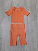 Sportoufit Sport ripp kurze Hose Top  Primark in Orange gr. XS Thüringen - Erfurt Vorschau