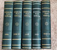 Klinische Fortbildung 1935-1941, medizinische Fachbücher Niedersachsen - Lüneburg Vorschau