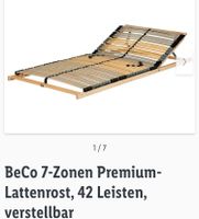 BeCo 7-Zonen Premium-Lattenrost, 42 Leisten, verstellbar Neu Rheinland-Pfalz - Herdorf Vorschau