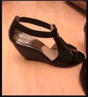 Michael Kors Schuhe Sandalen schwarz Wedges Keilabsatz 40,5 Düsseldorf - Hafen Vorschau