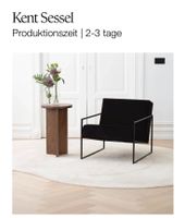 by Crea Kent Samt-Sessel Metall schwarz Loungesessel Designsessel Rheinland-Pfalz - Andernach Vorschau