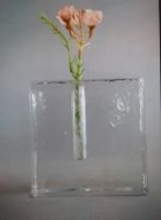 Blockvase Glas Vintage Vase 70er Jahre  Haushaltsauflösung Duisburg - Rheinhausen Vorschau