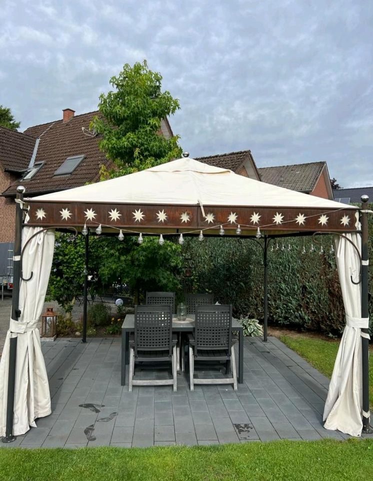Pavillon Ersatzdach Sienna Garden Korfu aus LKWPlane 3,5 x 3,5 m in
