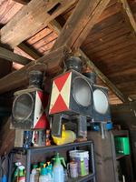 Alte Bahnlampe Petroleumlampe Bundesbahn Hessen - Hanau Vorschau