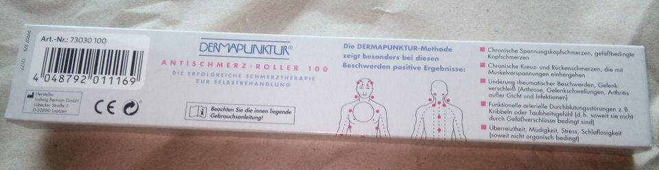 DERMAPUNKTUR Antischmerz-Roller 100 für Schmerztherapie, NEU in Landau a d Isar