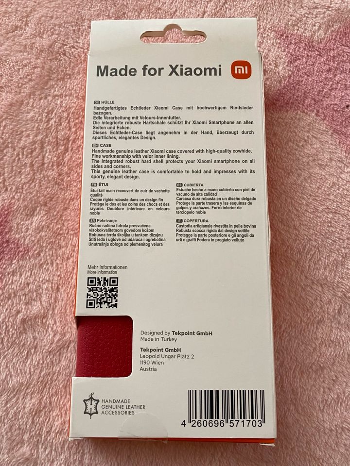 Xiaomi 12 / 12X Handy Leder Hülle Case Rot Neu OVP in Köln