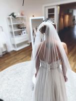 Brautkleid Hochzeit weiss mit Schleier Nordrhein-Westfalen - Kürten Vorschau