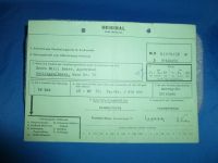1 alter original grüner " HUK Versicherungschein "  von 1961* Baden-Württemberg - Schopfheim Vorschau