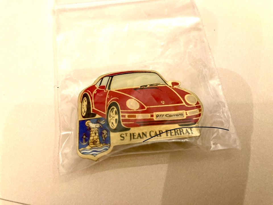 Pin Porsche 911 Carrera St. Jean Cap Ferrat 1994  NEU NEW in Kumhausen