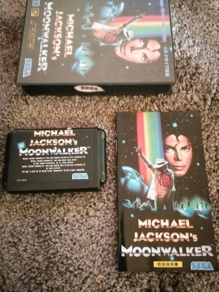 Sega mega drive moonwalker cib super zustand in Krefeld