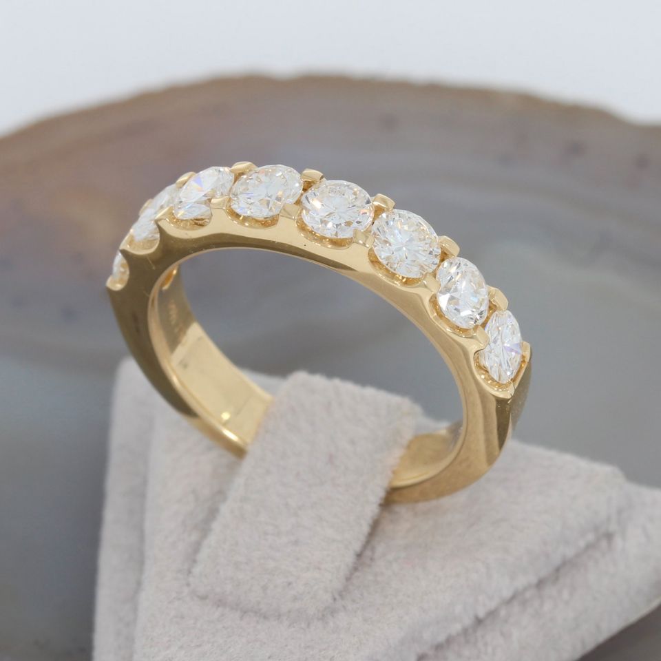 WERT 9790 € BRILLANT RING (1,61ct) 750er/18 K GELBGOLD vxlt 86677 in Essen