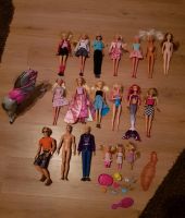 Barbie Puppen 13, 3 Ken, 3 Kinder, 1 Pferd, Zubehör Brandenburg - Falkensee Vorschau