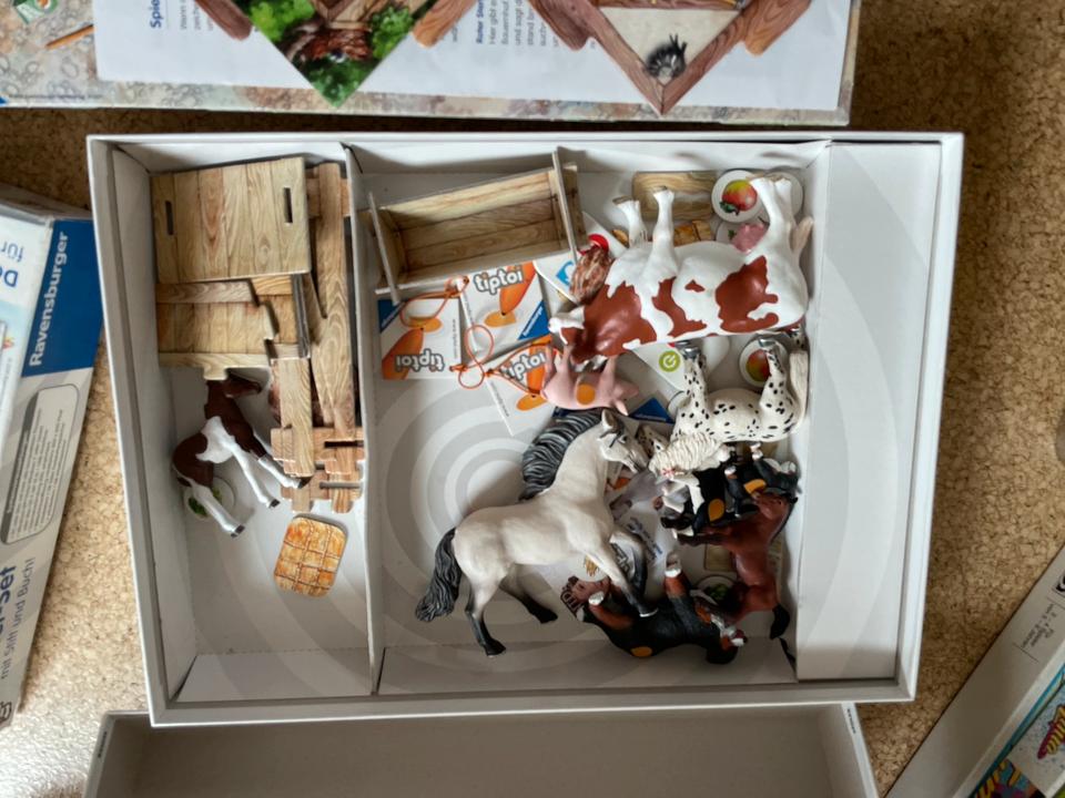 Tiptoi Stift, Puzzle, Spieler, Tier set, Bauernhof, extra Tiere in Göcklingen