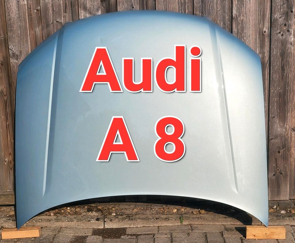 AUDI A8 Motorhaube ALU Frontklappe silber in Hatten