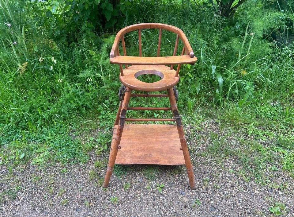Herlag Kinderstuhl Spielstuhl mit Spieltisch Hochstuhl - Antik in Schutterwald