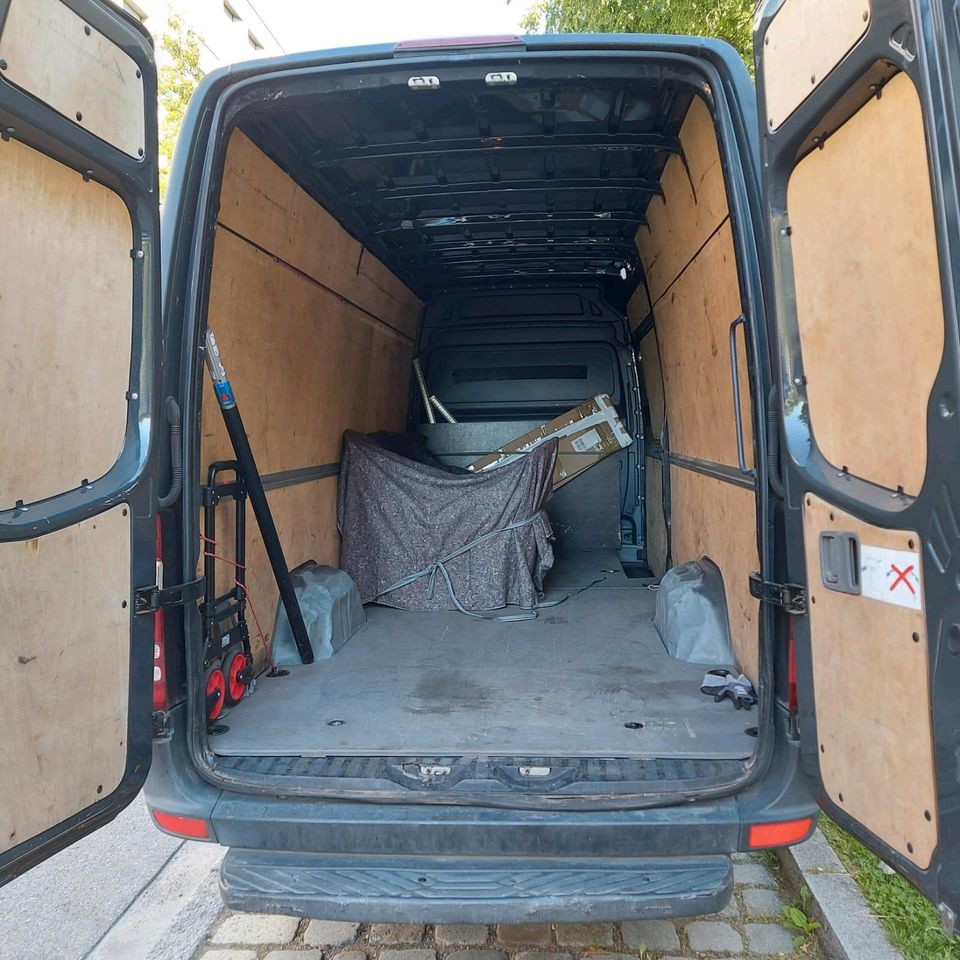 Möbeltaxi mit Fahrer Mieten Sprinter Maxi-Hoch und Lang XL in München