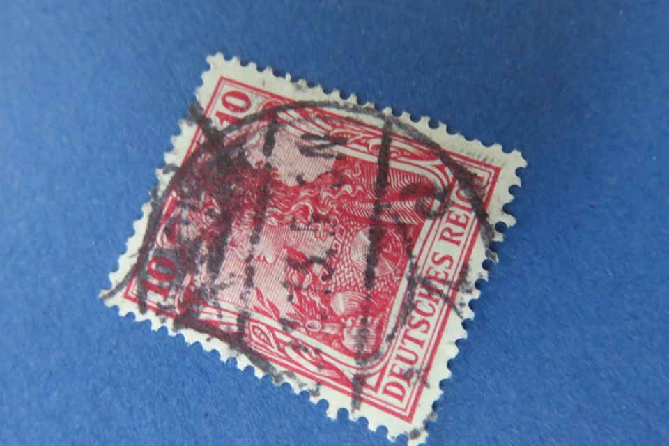 Briefmarke Deutsches Reich 86 I b. geprüft in Eging am See