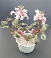 Jade Glaskunst / Bonsai Baum / rosa Kirschblüten + Blätter Baden-Württemberg - Karlsruhe Vorschau