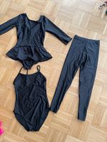 Tanzkleidung,Wettkampfkleidung,Turnanzug,Leggings,schwarz,Gr.128 Baden-Württemberg - Karlsruhe Vorschau