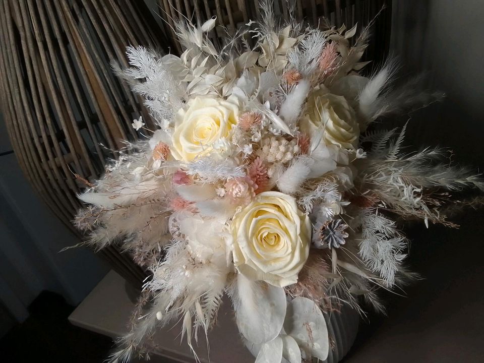 Trockenblumen Strauß, Brautstrauß, Hochzeit, Boho, Handmade. in Beelitz