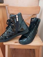 Högl Lack Boots / schwarz - gold in Gr. 39 Rheinland-Pfalz - Kirchheimbolanden Vorschau