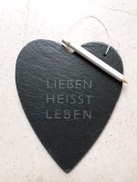 Schiefer Herz Deko Geschenk mit Stift (von Räder) Rheinland-Pfalz - Trier Vorschau
