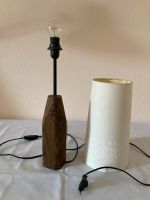 Tischlampe mit Holzfuss industrial vintage Dresden - Blasewitz Vorschau