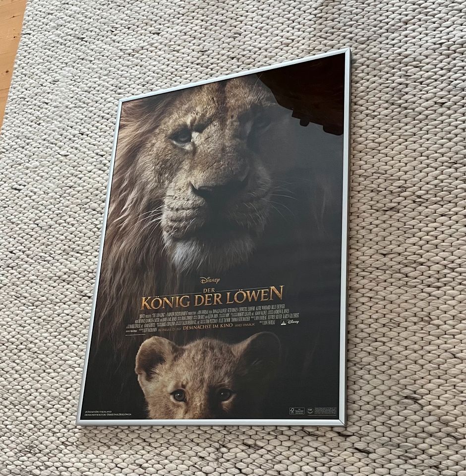 Filmplakat „König der Löwen“ plus passender Rahmen in Dresden
