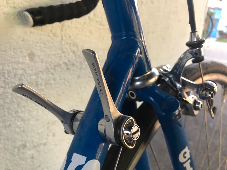 GIOS Evolution (Stahlrahmen) RH 60 mit DURA-ACE & Campagnolo in Egling