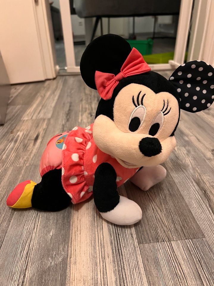 Disney Minnie Maus Kuscheltier Baby Minnie Krabbel mit mir