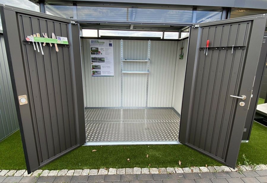 biohort Gerätehaus aus Metall 'Highline H2‘ Gartenhaus NEU in Neumünster