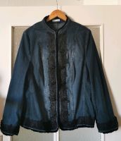 Hauber Designer Jeansjacke m. Spitze schwarz u. Samt Gr 46 Niedersachsen - Osnabrück Vorschau