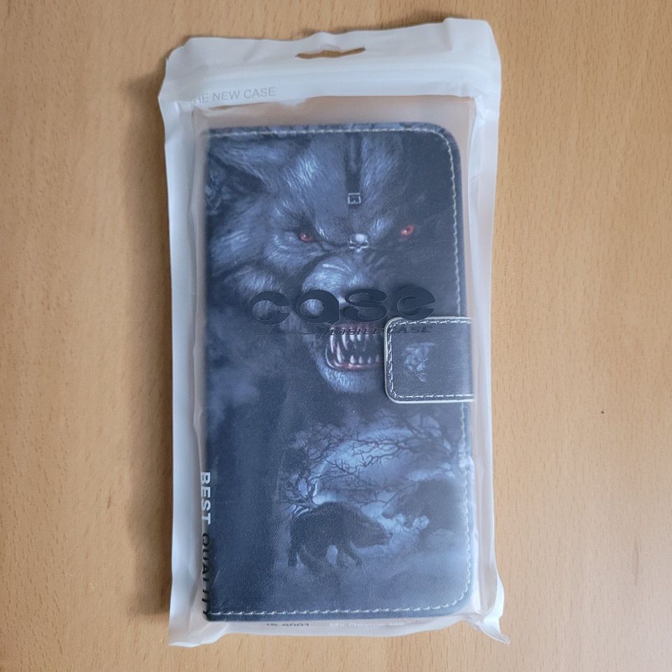 Handy Tasche für Lenovo S856 „ Wolf “ Cover Schutz Etui Hülle in Wehrheim